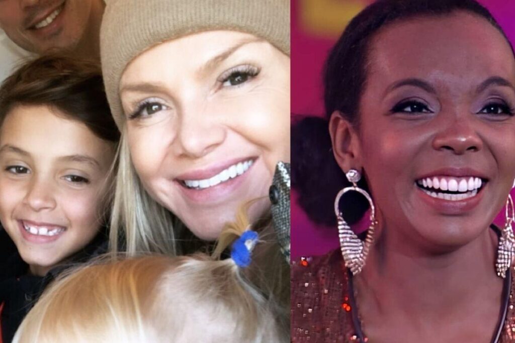 Eliana é mãe de Arthur e Manuela