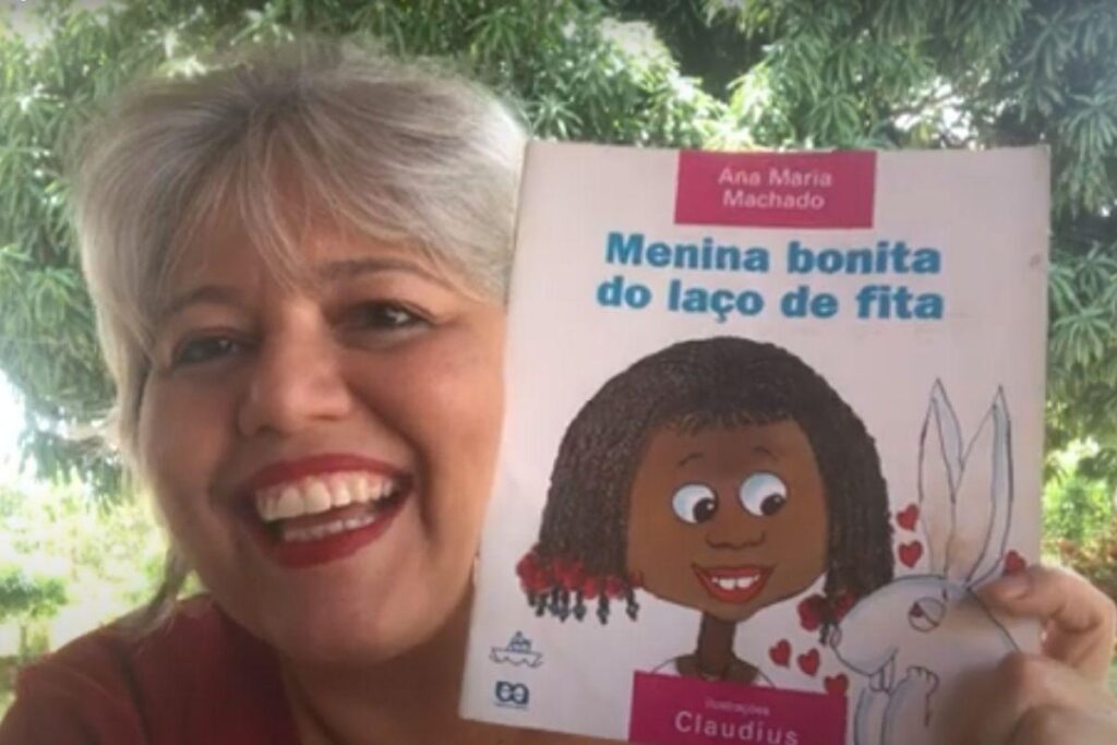 Sany Rios, a filha Nayanne e os netos Lucca e Clara