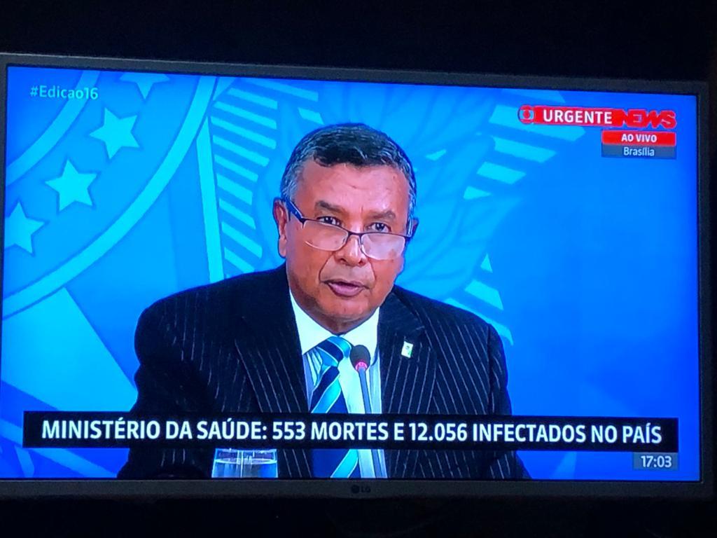 Ministério da Saúde faz atualização sobre coronavírus no Brasil