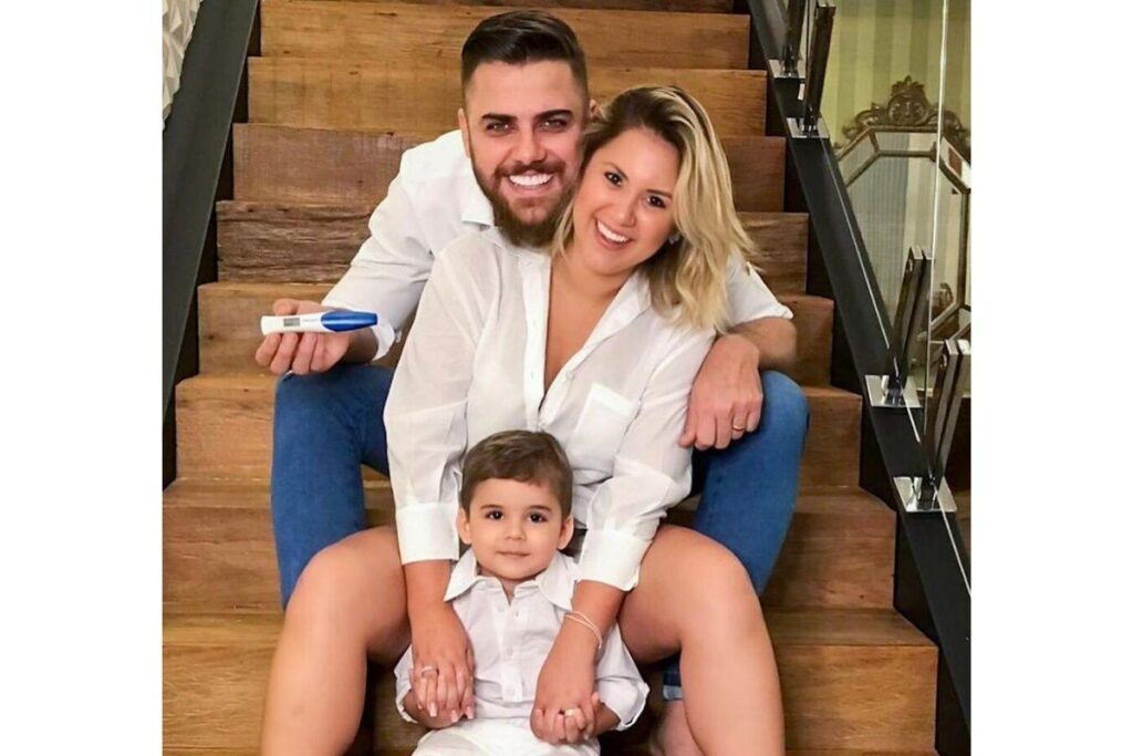 A gravidez foi anunciada em setembro deste ano