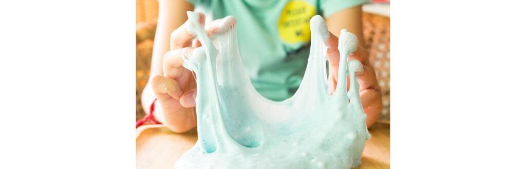 Slime feito de sabonete