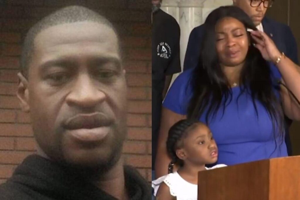 Viuva de George Floyd fala sobre momentos que a filha perdeu