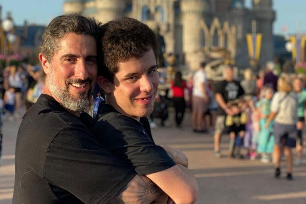 Romeu foi o primeiro filho do apresentador