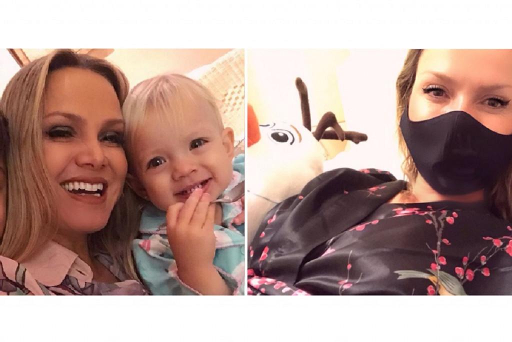 Eliana ganhou presente de Manu durante isolamento