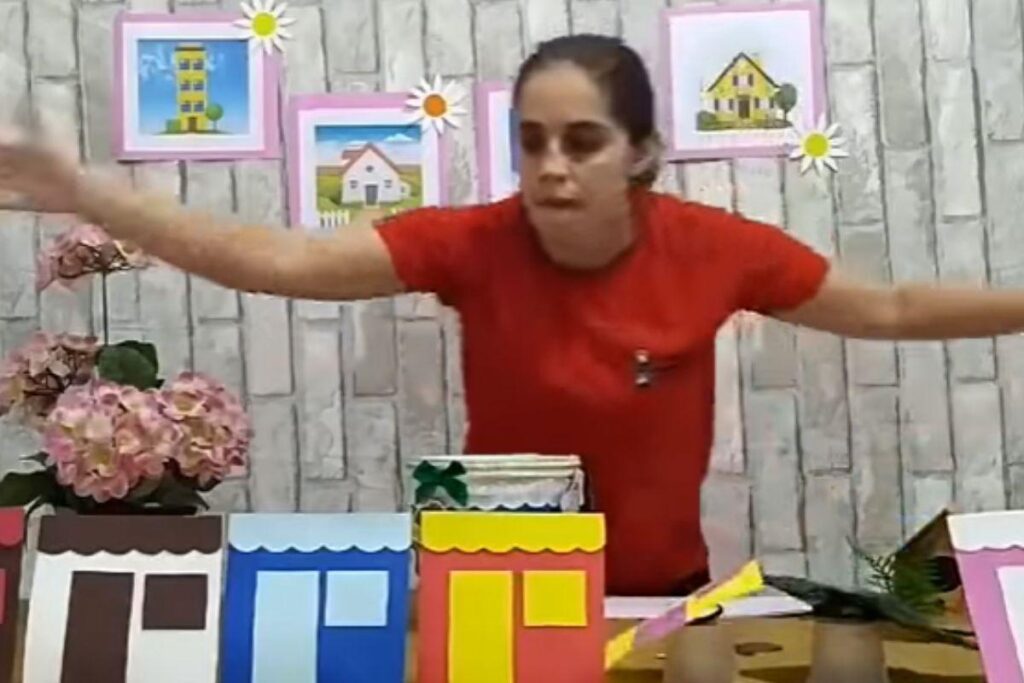 A professora passou por diversos perrengues durante a gravação