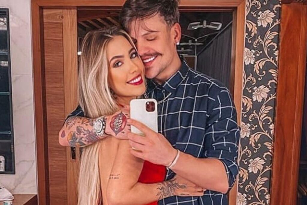 Gabi é mãe de Davi Márcio, fruto do relacionamento com Saulo Poncio