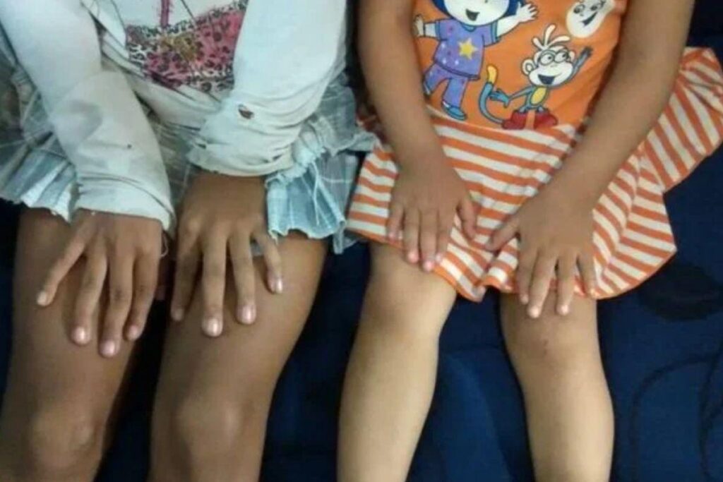 O pai também abusava das crianças