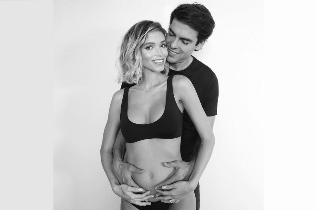Kaká e a esposa compartilham ensaio de gestante e falam sobre restrições alimentares da filha
