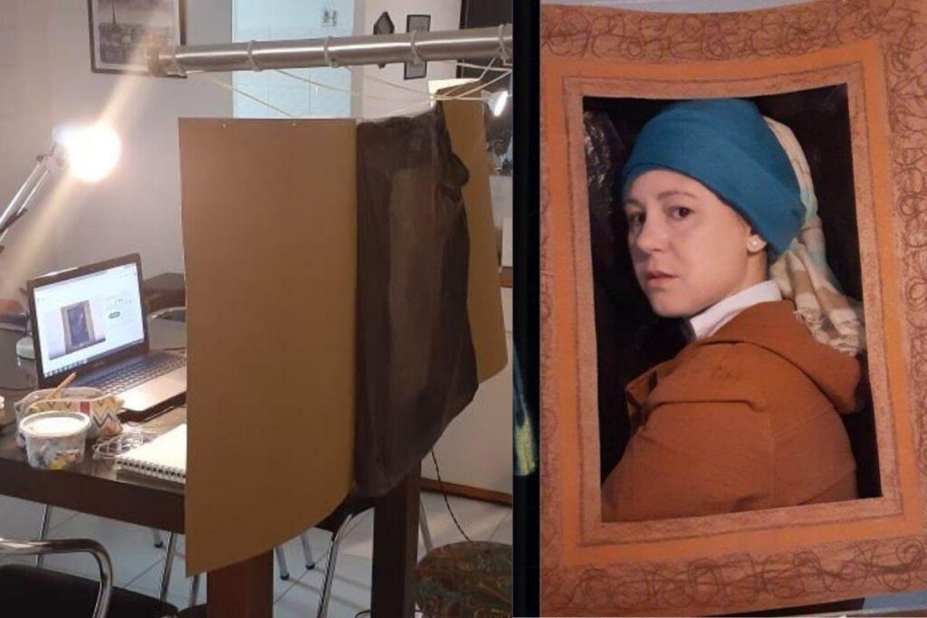 Ela usou a criatividade para estimular a participação dos alunos