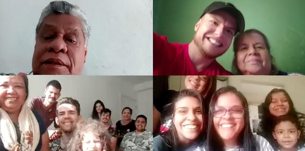 Rosângela e Filipe resolveram procurar a família que estava afastada