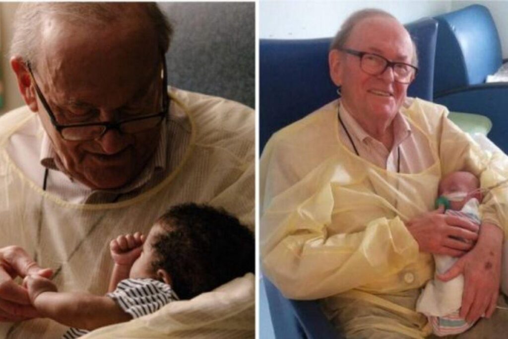 O aposentado é conhecido como “vovô da UTI”