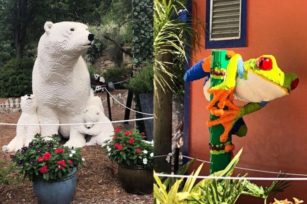 O artista usou milhares de peças