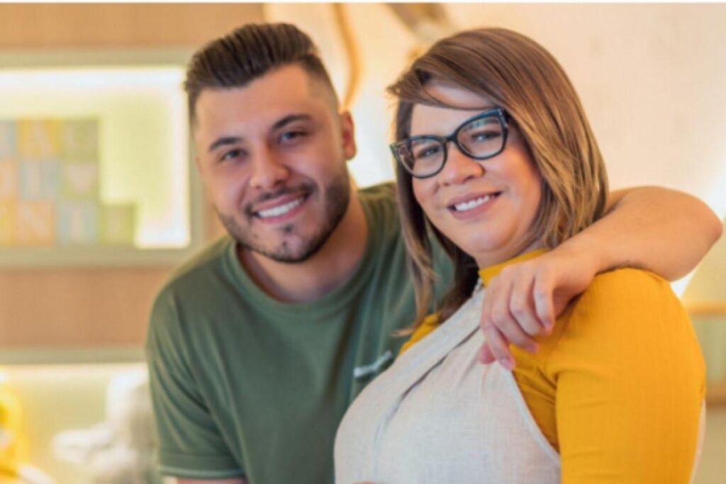 Os dois são pais de Léo, de 7 meses