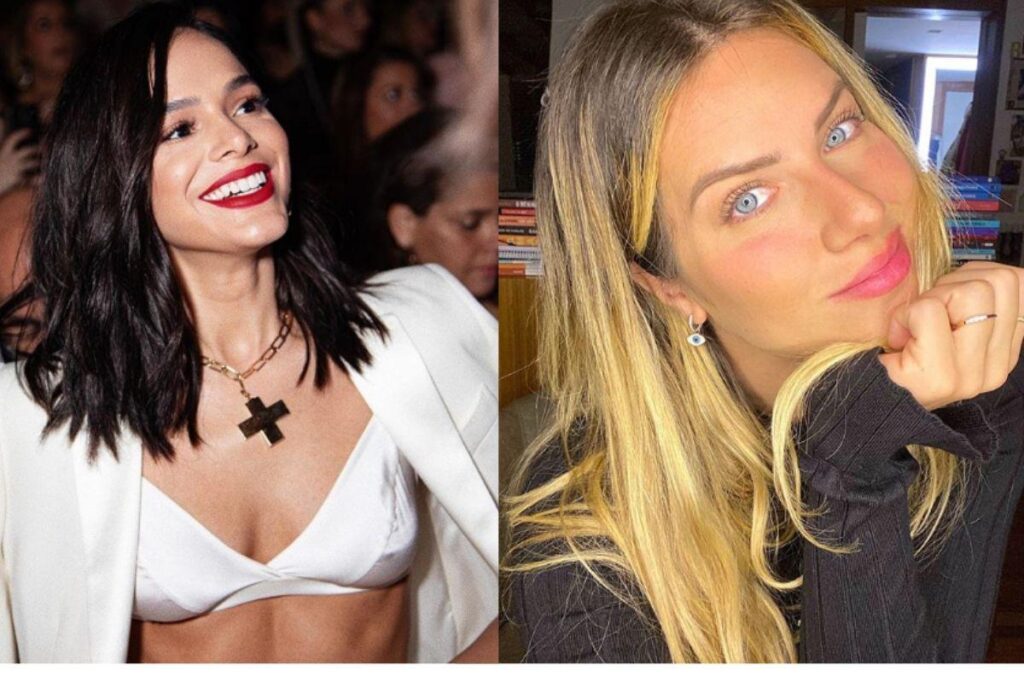 Bruna Marquezine presenteia Giovanna Ewbank pelo nascimento de Zyan