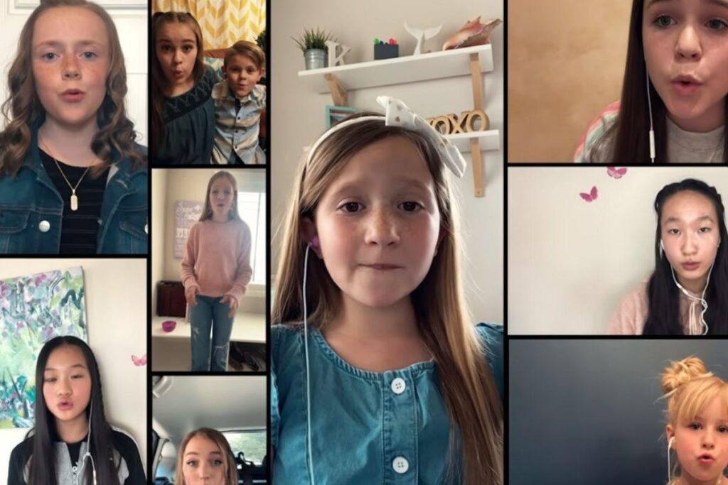 O coral viralizou com o cover