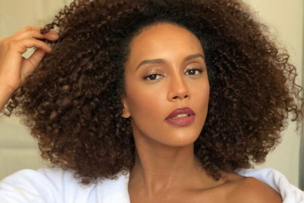 A atriz se emocionou com a reação da filha