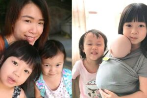 Ela ficou sem reação quando as filhas perguntaram sobre o pai