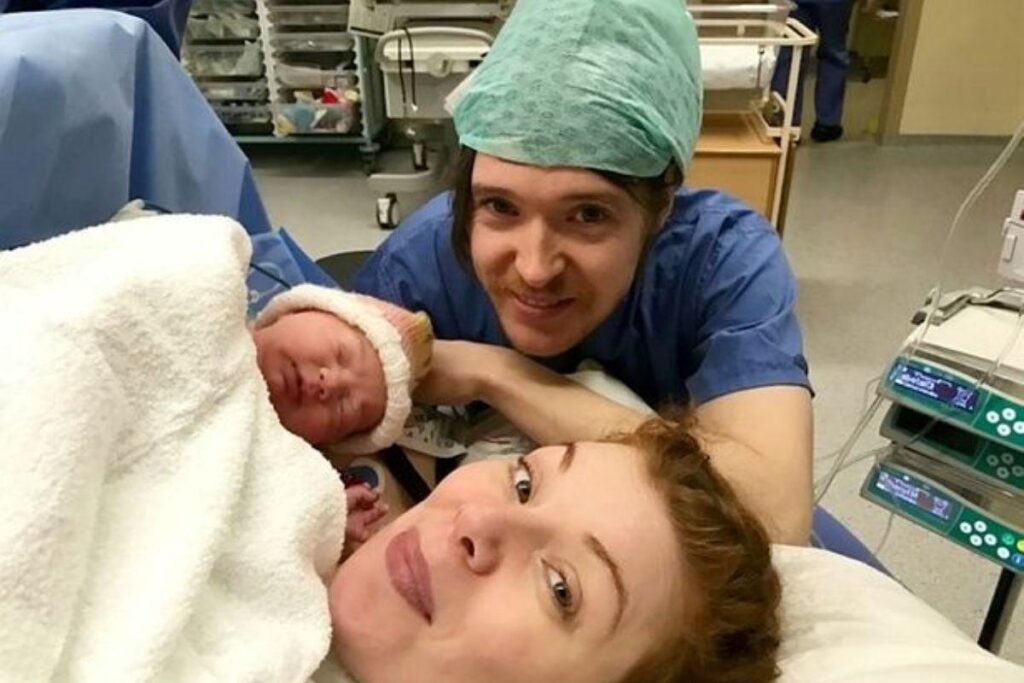 A mãe tomou um baita susto quando descobriu a gravidez