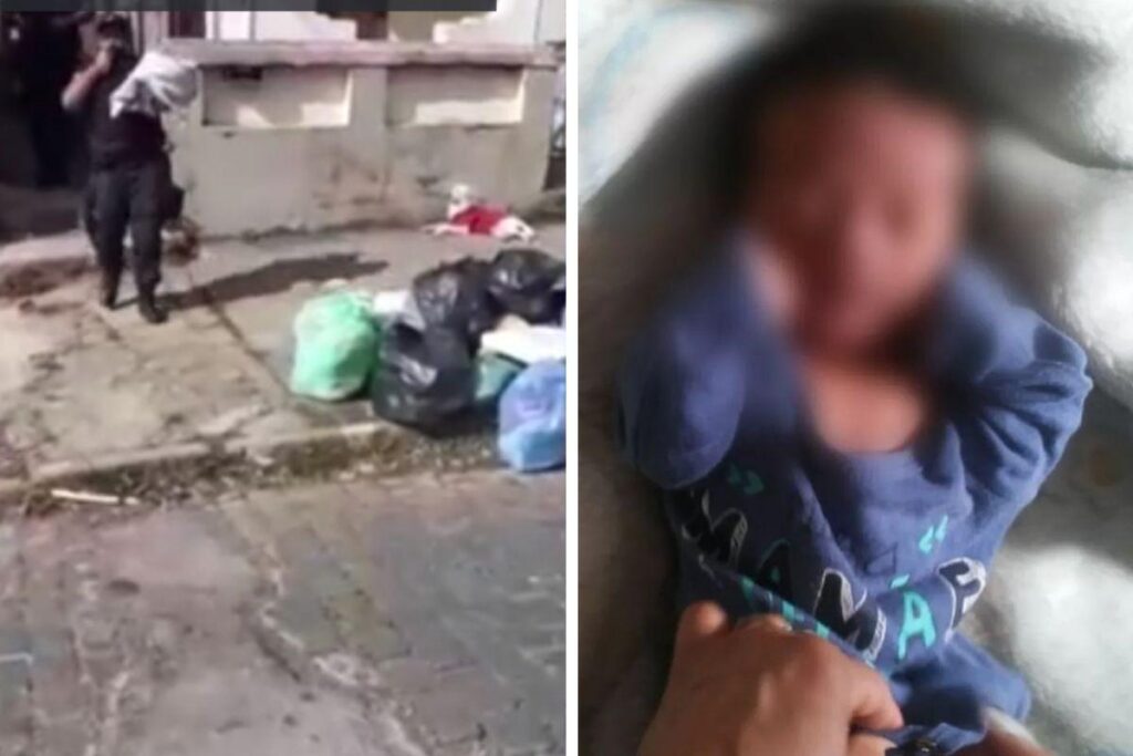 O menino foi encontrado ainda pela manhã