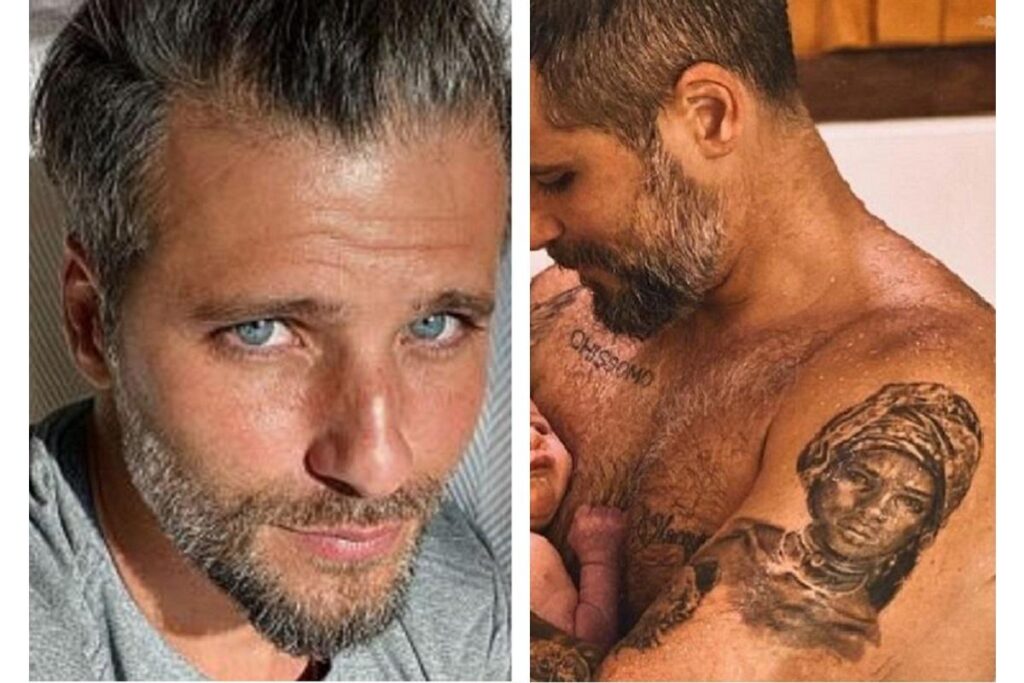 Primeiro banho no chuveiro de Zyan