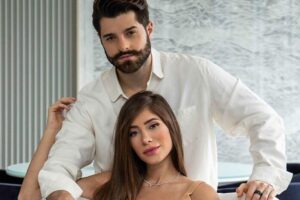 O primogênito do casal está com sete meses