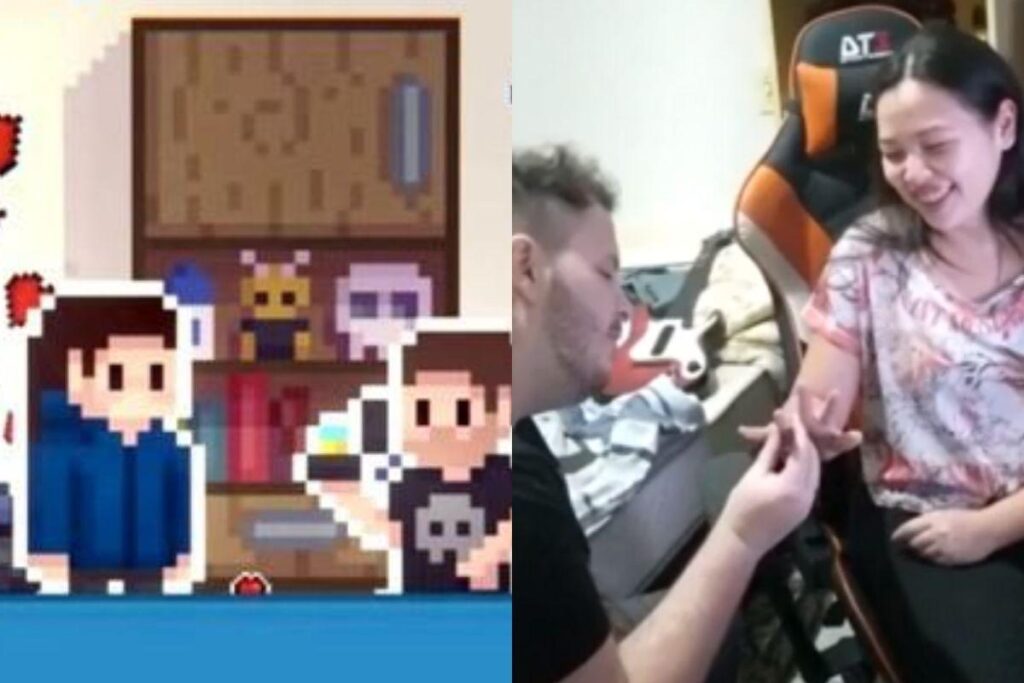 Jovem cria game para pedir namorada em casamento