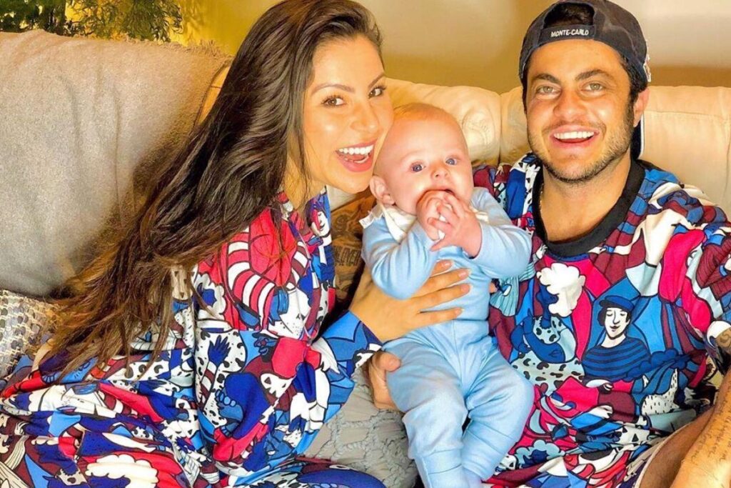 Thammy Miranda já em Bento, de sete meses