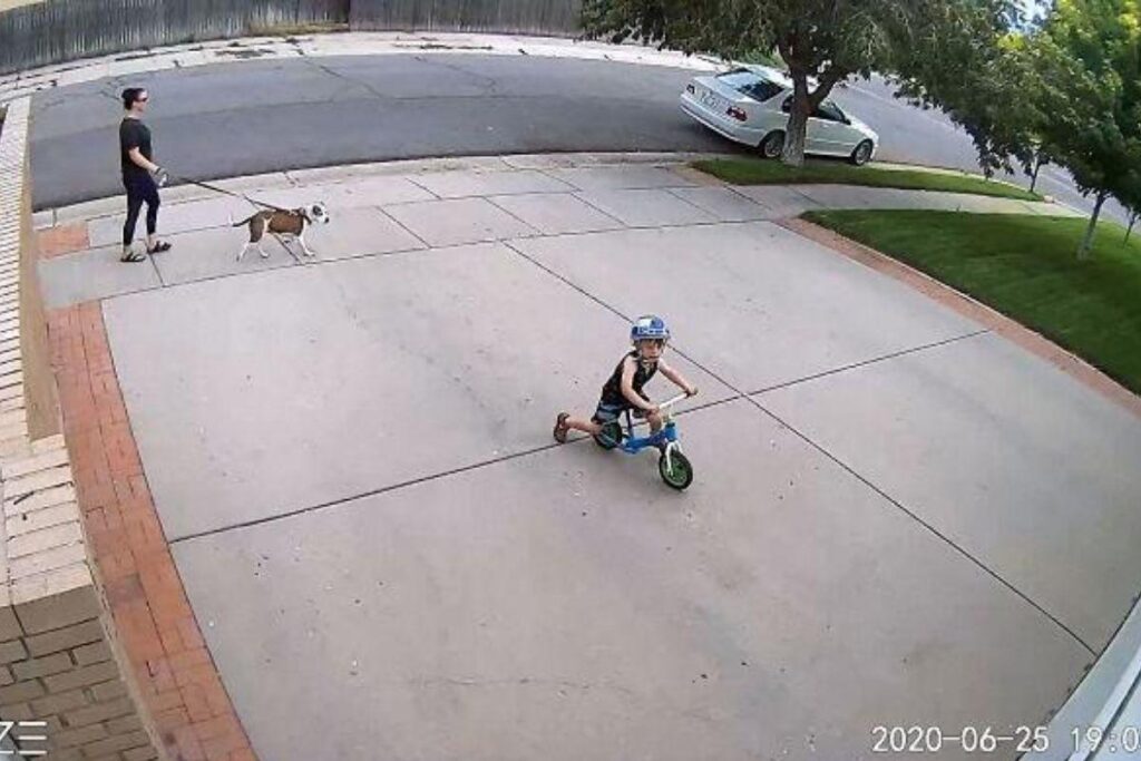 Ele desenhou uma pista no chão