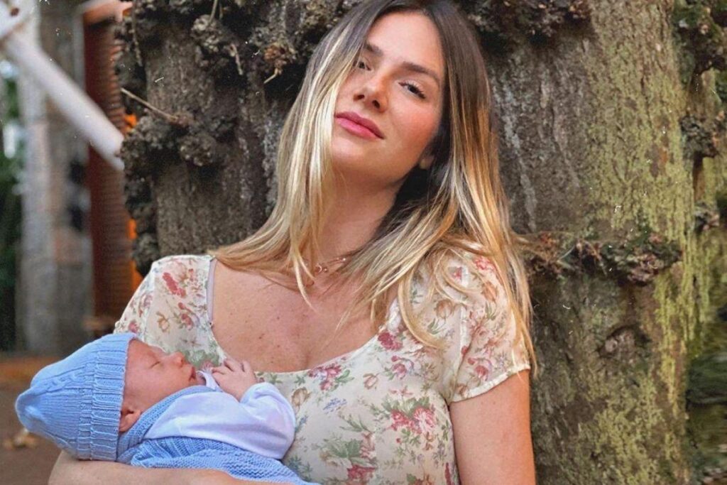 Giovanna Ewbank publica imagens de máquina para extração de leite