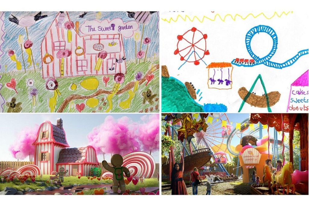 Docelândia – feito por Lydia, de 6 anos