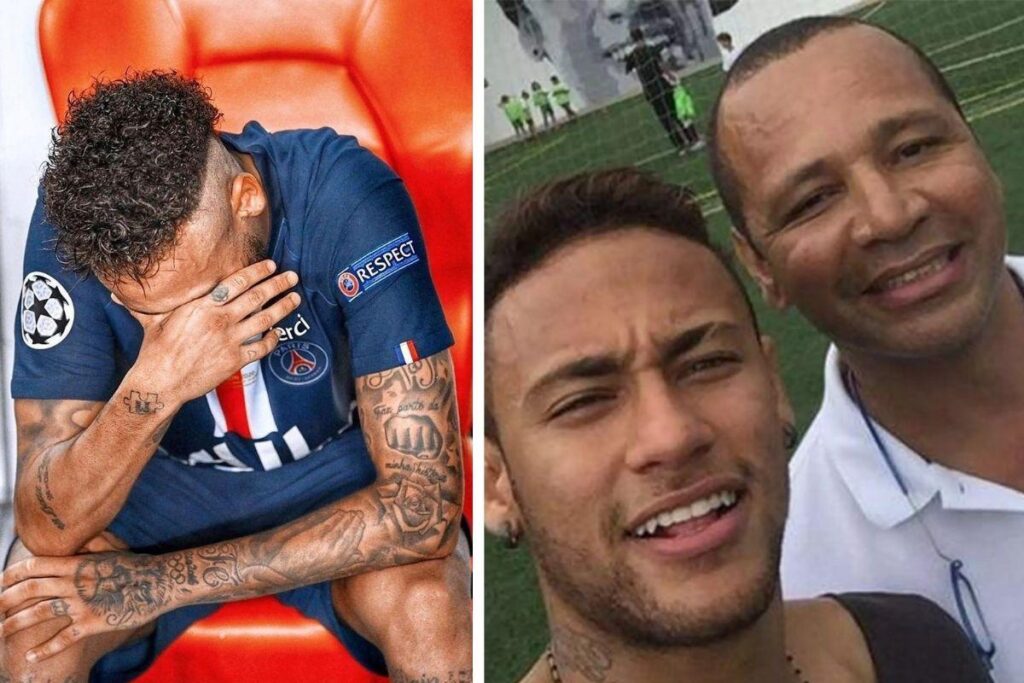 O pai mostrou apoio ao filho