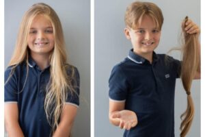 Foi o primeiro corte de cabelo em 9 anos