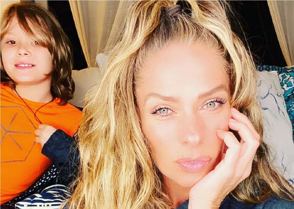 O filho da apresentadora completou 10 anos