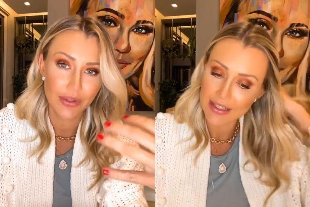 Vicky é a primeira filha dela com Roberto Justus