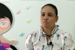 Amanda estava esperando pelo produto que a ajudaria na locomoção