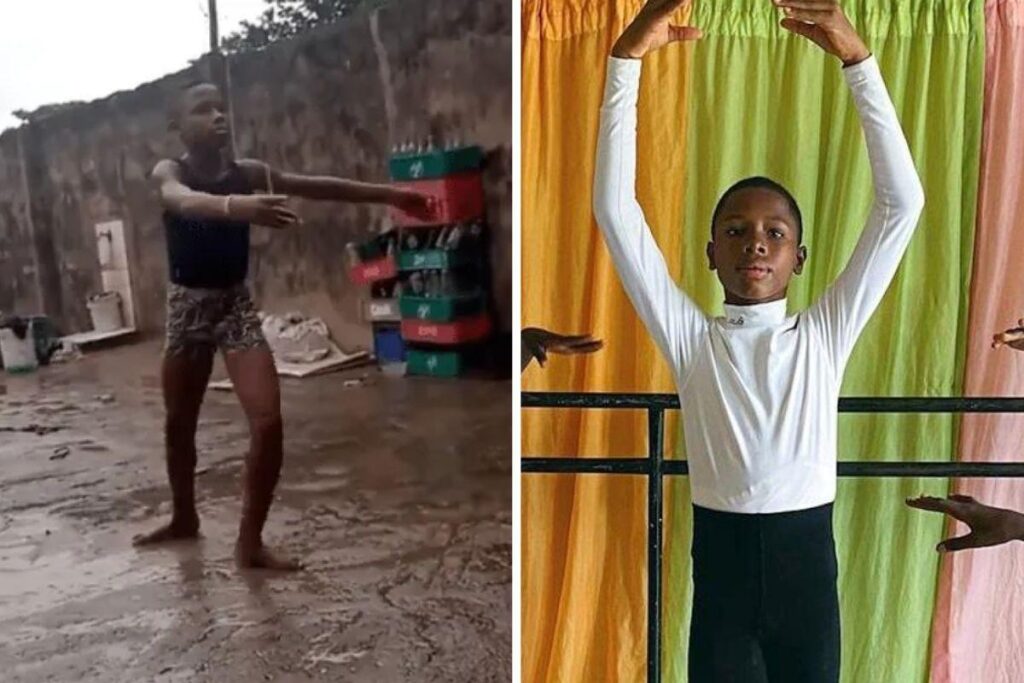 O vídeo do nigeriano dançando descalço na chuva bombou na internet