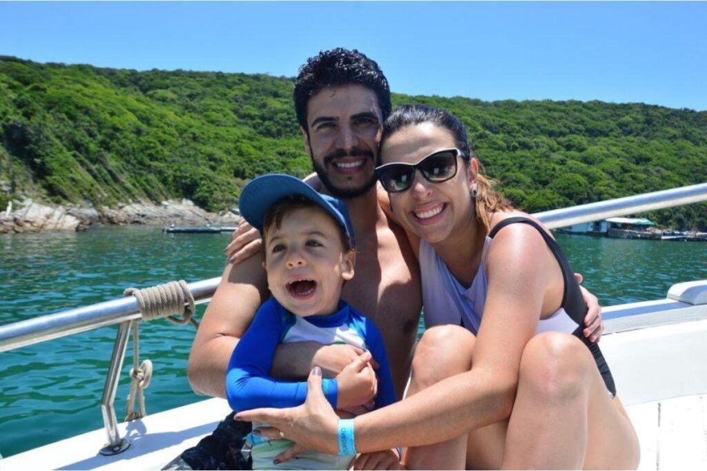 Leila Donária é mãe de Gabriel e recentemente conheceu sua segunda filha