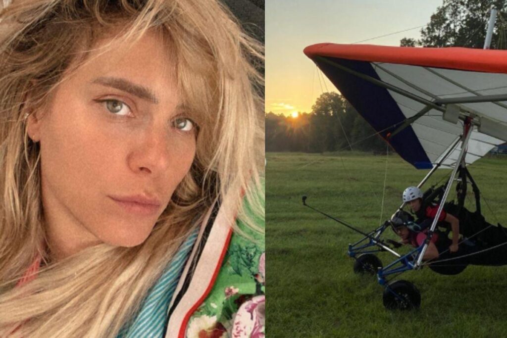 Ela mostrou o momento nas redes sociais