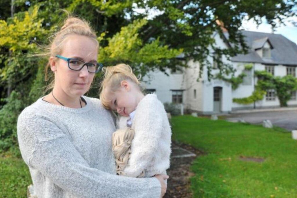 Ela estava com 37 semanas quando recebeu a notícia