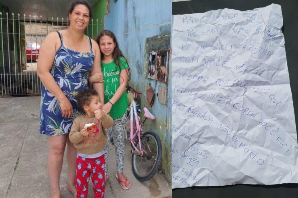 Alana percorreu 20km de bicicleta porque queria comprar um cachorro para a mãe