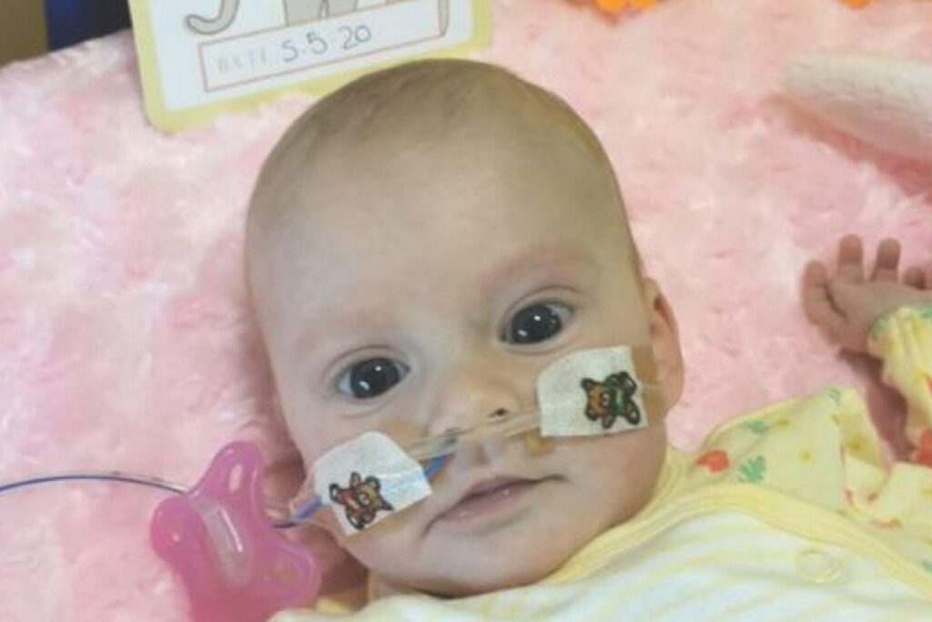 Annabelle não desenvolveu o lado esquerdo do coração