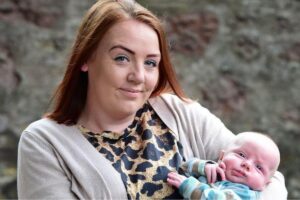 O bebê nasceu na autoestrada dois dias depois da descoberta da gravidez