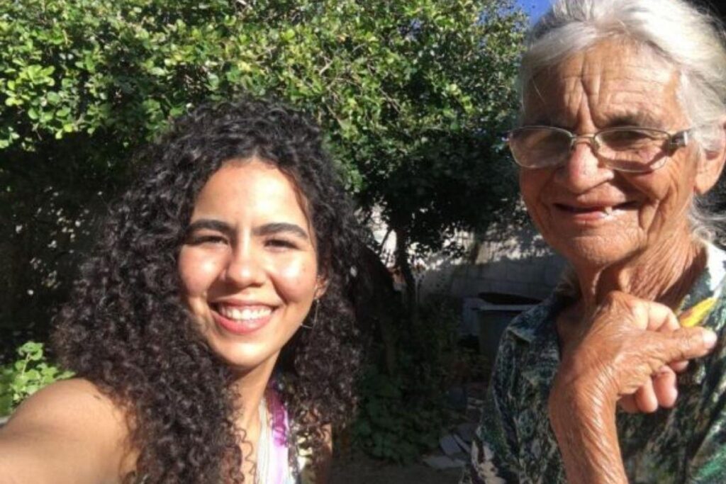 O recado foi um presente da avó