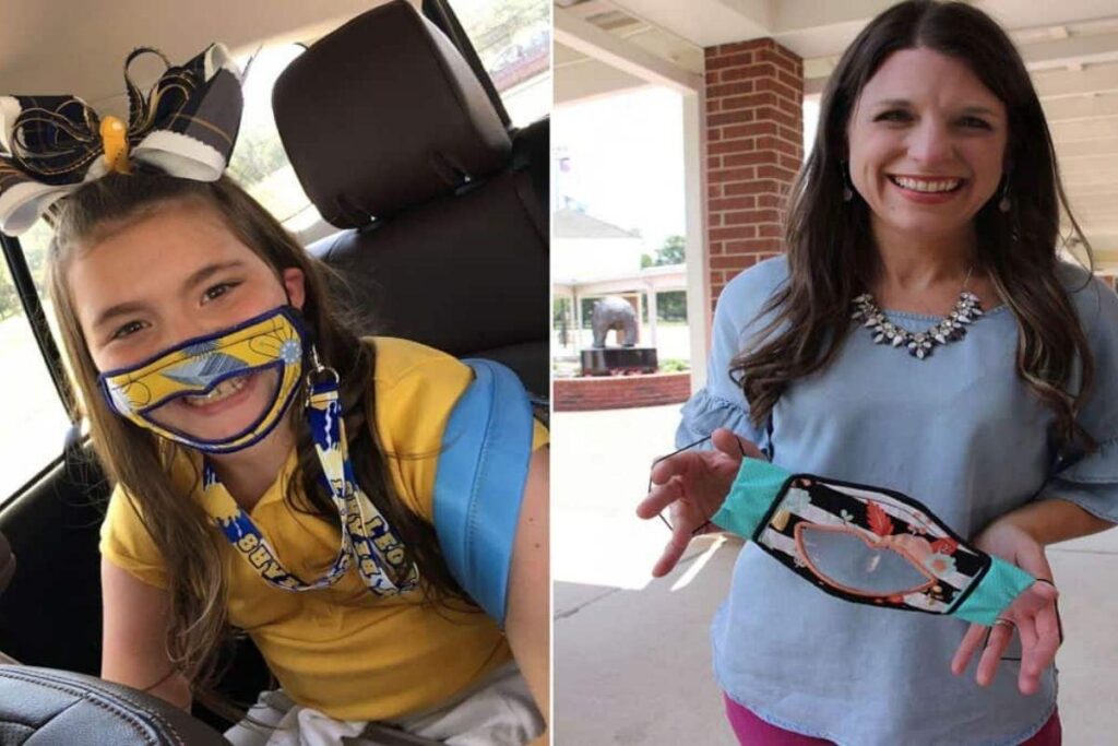 As crianças com deficiência auditiva agora conseguem voltar a ler lábios mesmo com a máscara