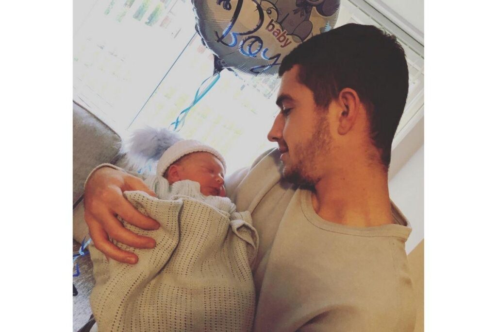 O bebê nasceu em setembro deste ano