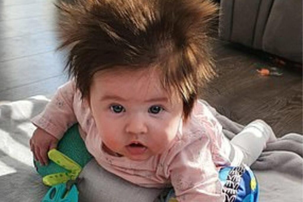 A bebê viralizou nas redes sociais