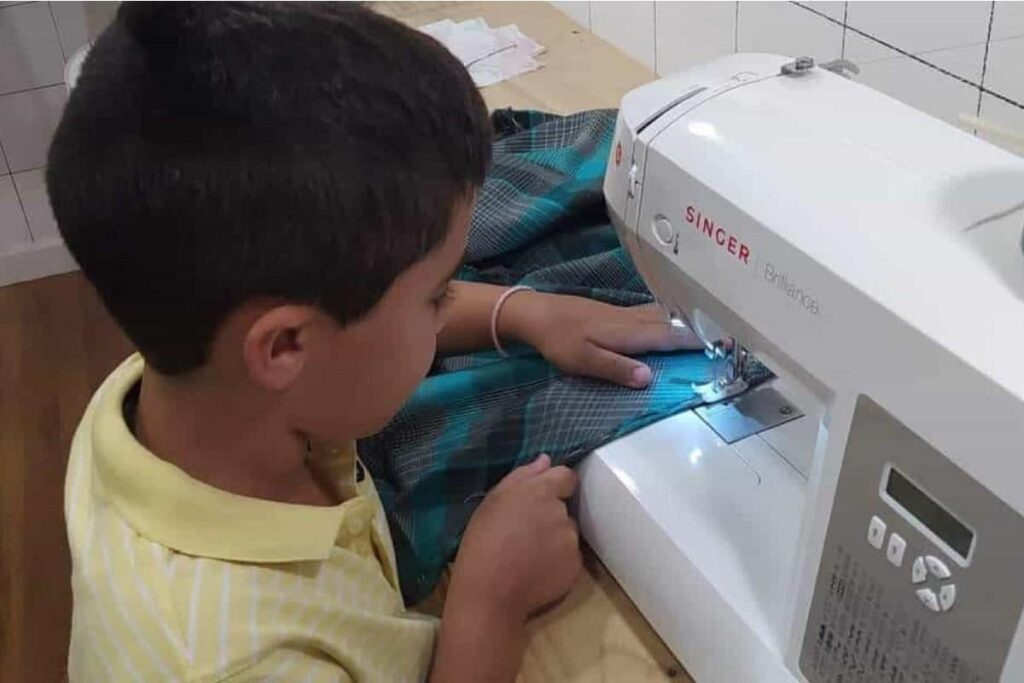 A irmã mandou um recado de apoio ao caçula