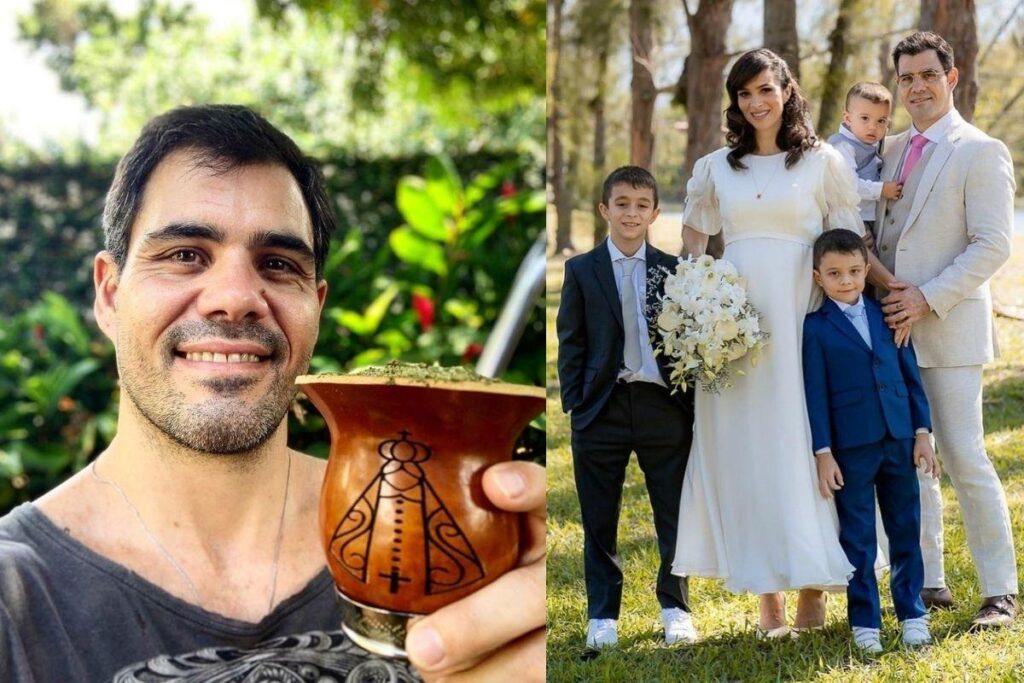 Antes da pandemia a família conheceu o santuário de Nossa Senhora de Aparecida