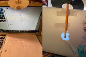 Para manter a atenção dos alunos, uma professora usou um truque criativo