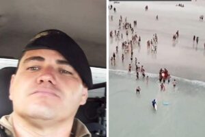 Cassio salvou o filho de 9 anos no Rio de Janeiro